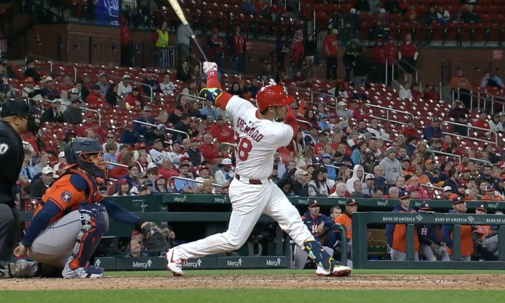 Arenado 5 - Redbird Report Nolan Arenado of the St. Louis Cardinals hitting a Home Run