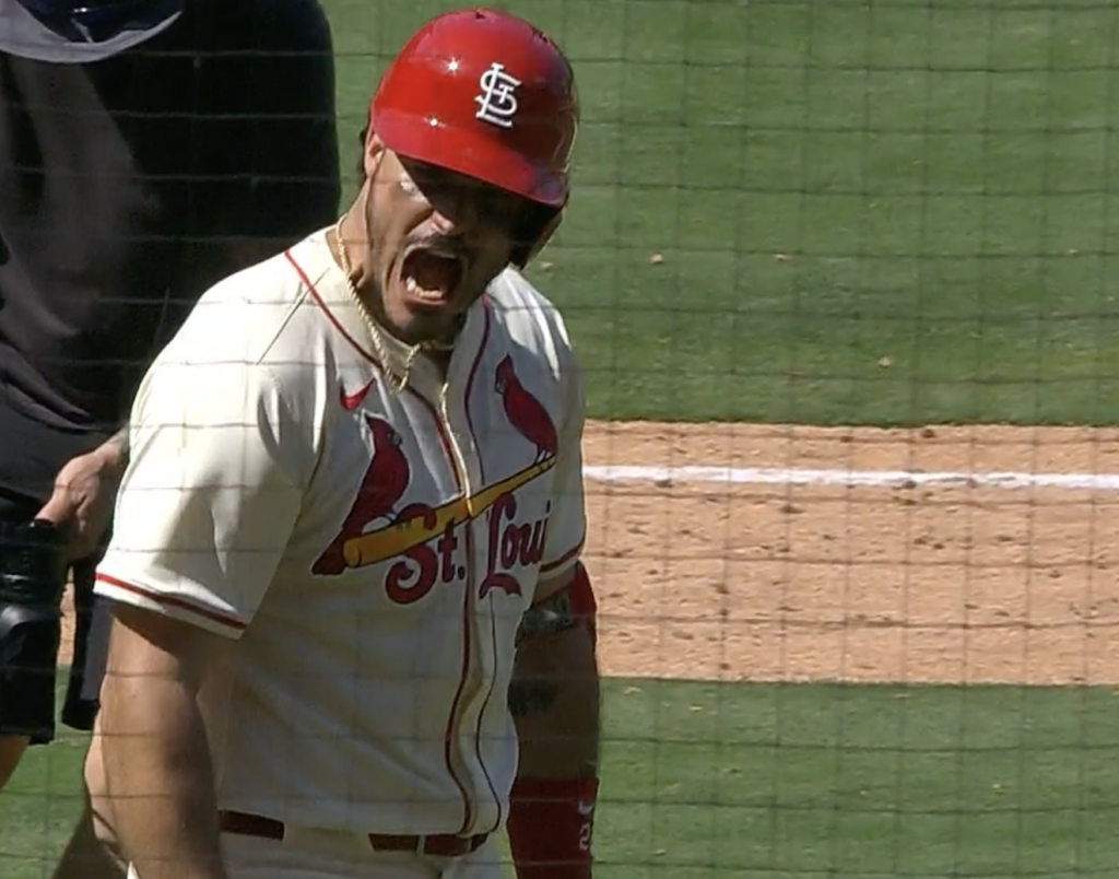 Arenado - 20 - Redbird Report Arenado Celebrating his Game-Tying Home Run