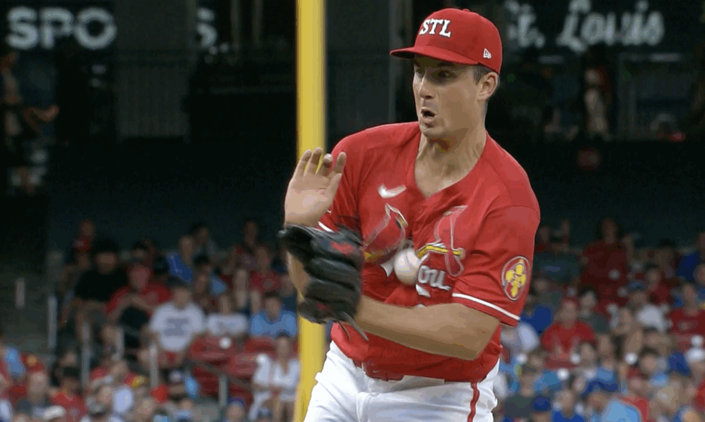 McGreevy drilled in the chest with a comebacker