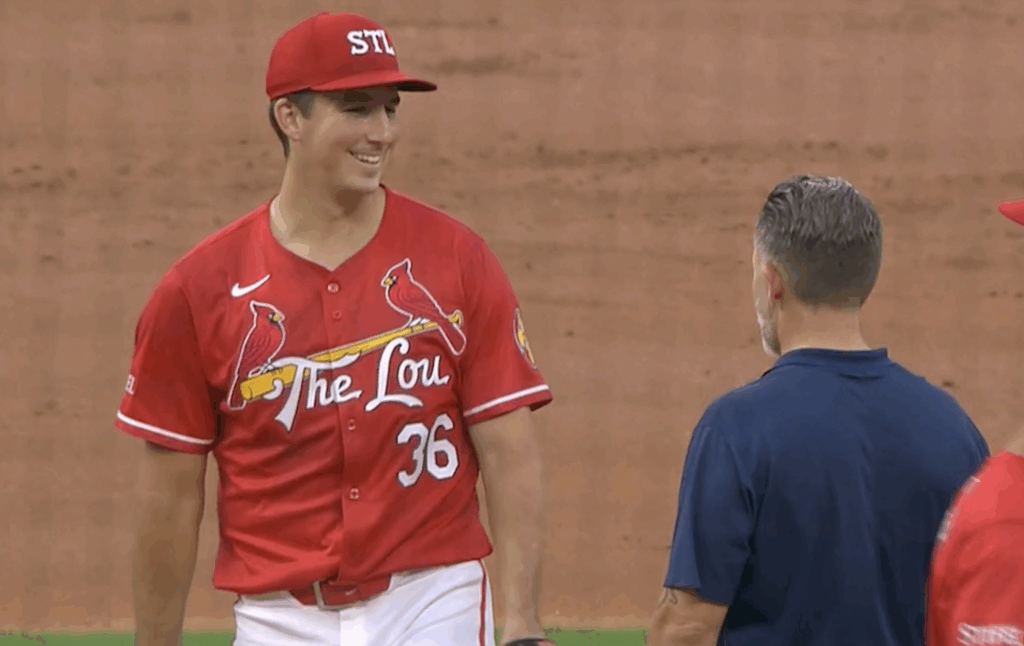 Michael McGreevy - 46 - Redbird Report The Cardinals' Top Rookie is Pitcher Michael McGreevy